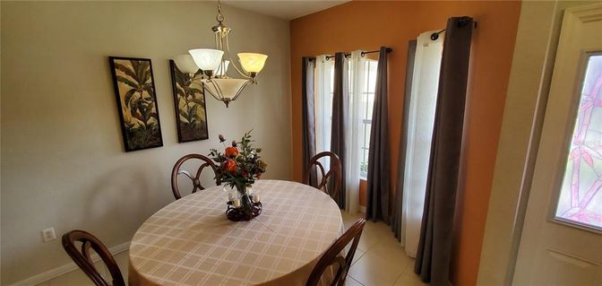 Dining room, Interior, Pendant Lights