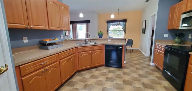 Dining room, Interior, Kitchen, Pendant Lights