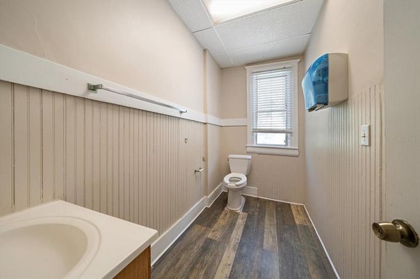 Bathroom, Interior, Wood Texture Flooring