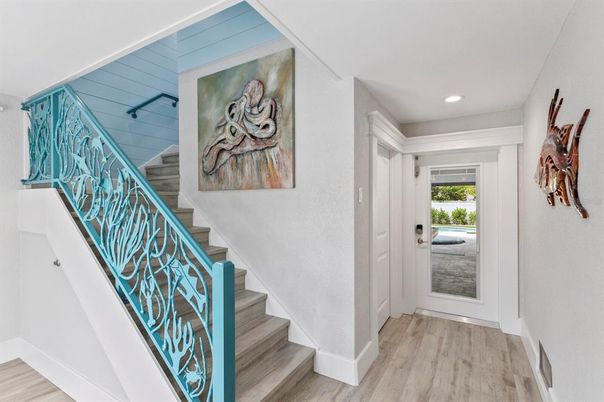 Interior, Recessed Lighting, Wood Texture Flooring