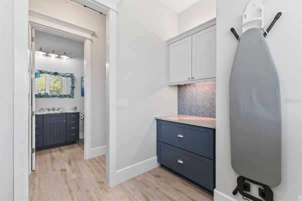 Bathroom, Interior, Wood Texture Flooring
