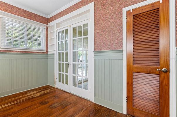 Empty room, Interior, Wood Texture Flooring
