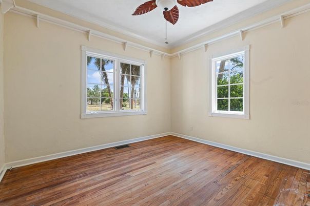Empty room, Interior, Wood Texture Flooring