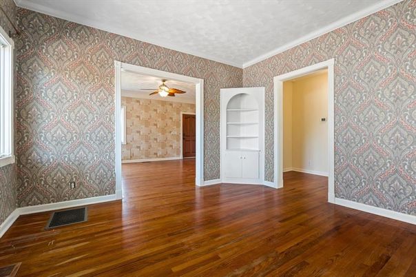 Empty room, Interior, Wood Texture Flooring