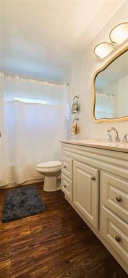 Bathroom, Interior, Wood Texture Flooring