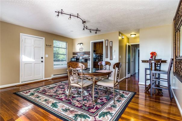Dining room, Interior, Wood Texture Flooring
