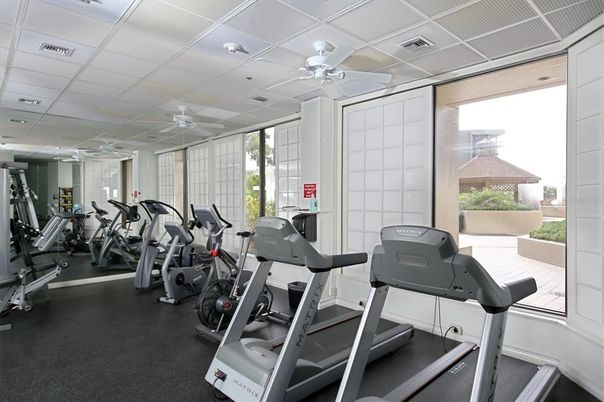 Fitness Equipment, Gym, Interior, Recessed Lighting