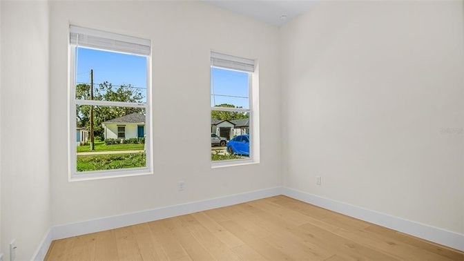Empty room, Interior, Wood Texture Flooring