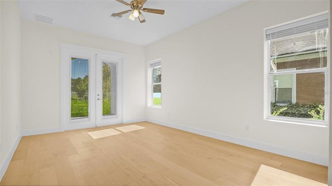 Empty room, Interior, Wood Texture Flooring