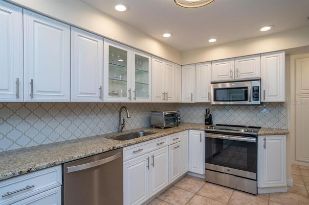 Interior, Kitchen, Recessed Lighting, Stainless Steel Appliances
