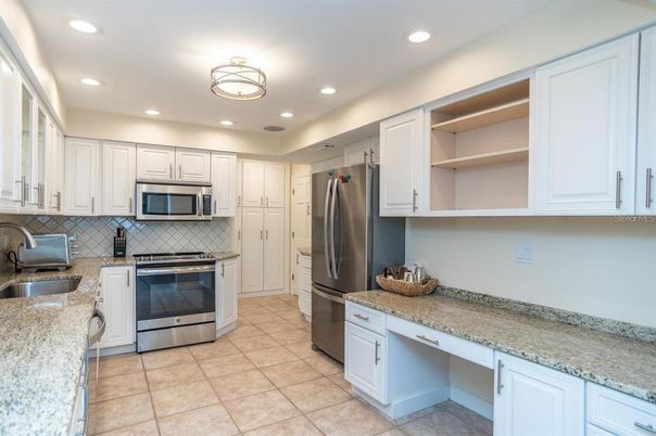 Interior, Kitchen, Recessed Lighting, Stainless Steel Appliances