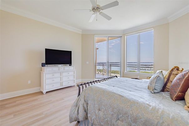 Bedroom, Interior, Water, Wood Texture Flooring