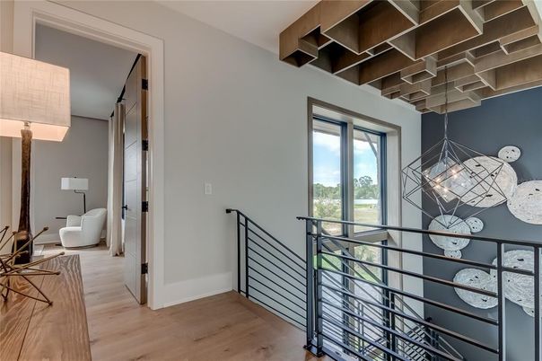 Interior, Pendant Lights, Wood Texture Flooring
