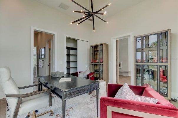 Home Office, Interior, Pendant Lights