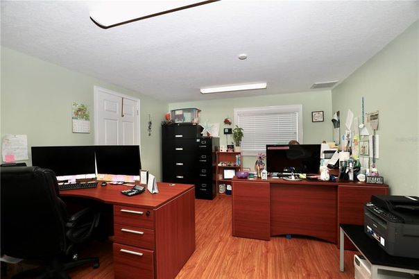 Home Office, Interior, Wood Texture Flooring