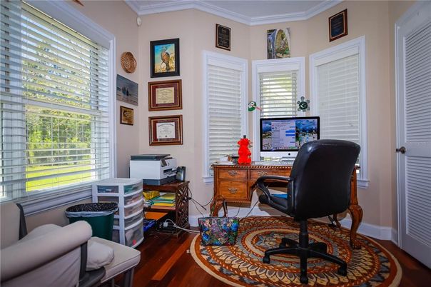 Home Office, Interior, Wood Texture Flooring
