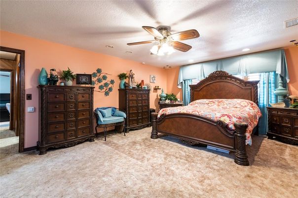 Bedroom, Interior, Recessed Lighting