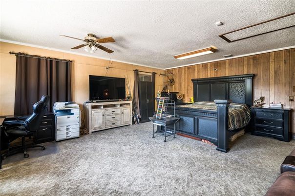 Bedroom, Home Office, Interior, Wooden Walls