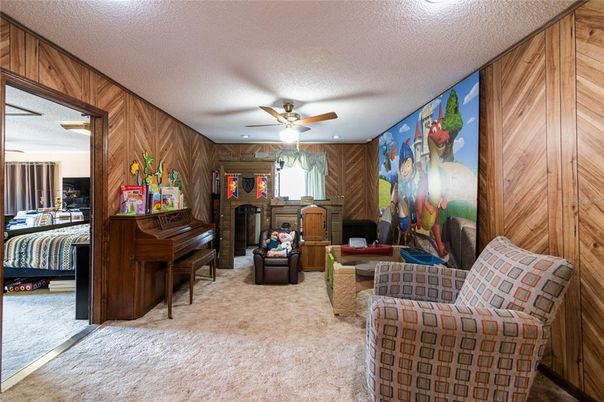 Interior, Piano, Wooden Walls