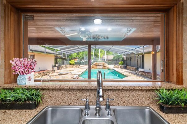 Glass Ceilings, Interior, Kitchen, Pool, Sun Room