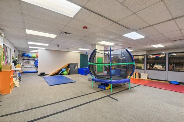 Fitness Equipment, Interior, Recessed Lighting