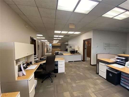 Home Office, Interior, Kitchen, Recessed Lighting, Wood Texture Flooring