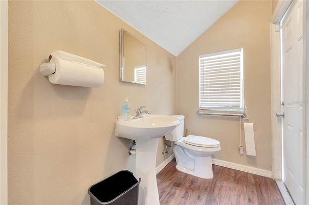 Bathroom, Interior, Wood Texture Flooring