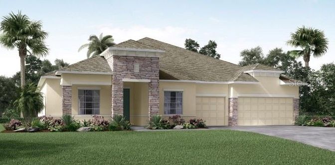 Attached, Backyard, Exterior, Facade, Brick Traditional