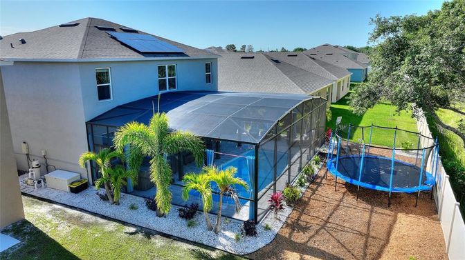 Backyard, Exterior, Pool, Solar Panels