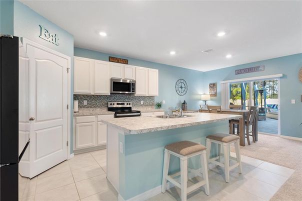 Interior, Kitchen, Recessed Lighting, Stainless Steel Appliances