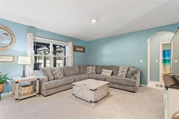 Interior, Living room, Recessed Lighting