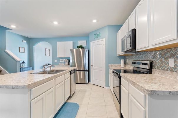Interior, Kitchen, Recessed Lighting, Stainless Steel Appliances