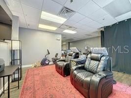 Home Theatre Room, Interior, Recessed Lighting