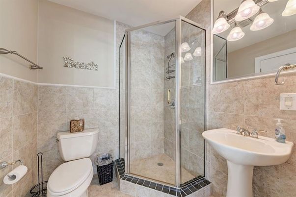 Bathroom, Glass Shower, Interior