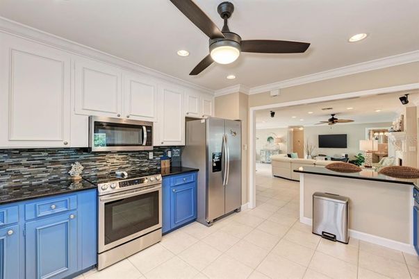 Interior, Kitchen, Recessed Lighting, Stainless Steel Appliances