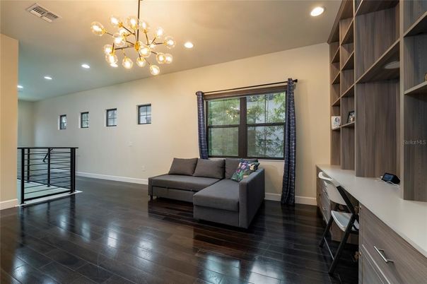 Interior, Pendant Lights, Recessed Lighting, Wood Texture Flooring
