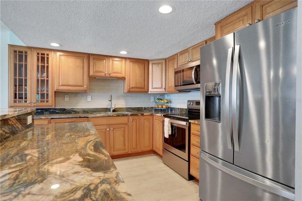 Interior, Kitchen, Recessed Lighting, Stainless Steel Appliances