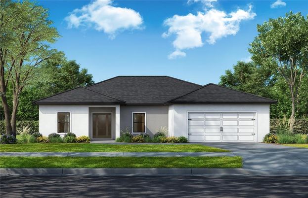 Attached, Exterior, Facade, French Provincial