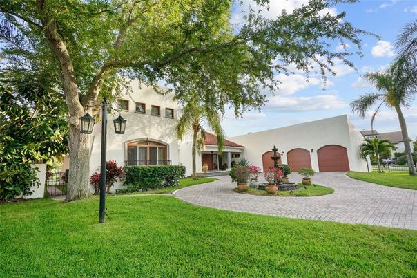 Attached, Backyard, Exterior, Facade, Spanish Mediterranean