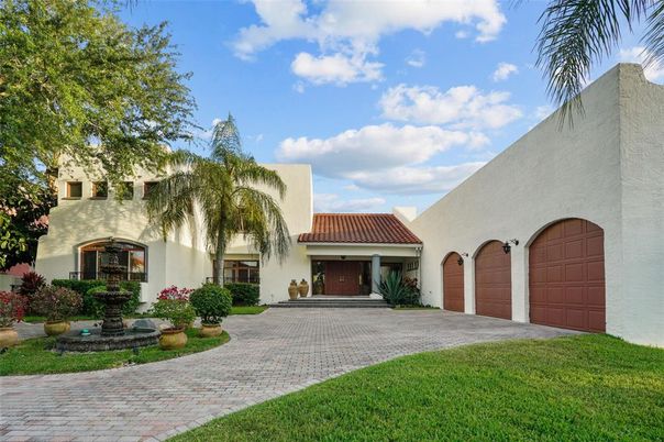 Attached, Backyard, Exterior, Facade, Spanish Mediterranean
