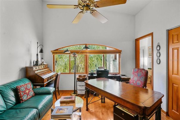 Home Office, Interior, Piano, Wood Texture Flooring