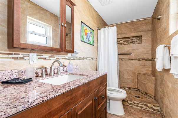 Bathroom, Interior, Wood Texture Flooring