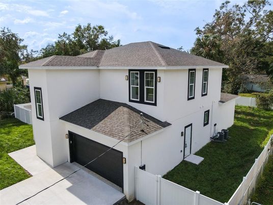 Attached, Exterior, Facade, None