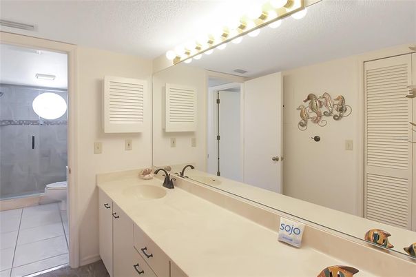 Bathroom, Dual Sink Vanities, Glass Shower, Interior