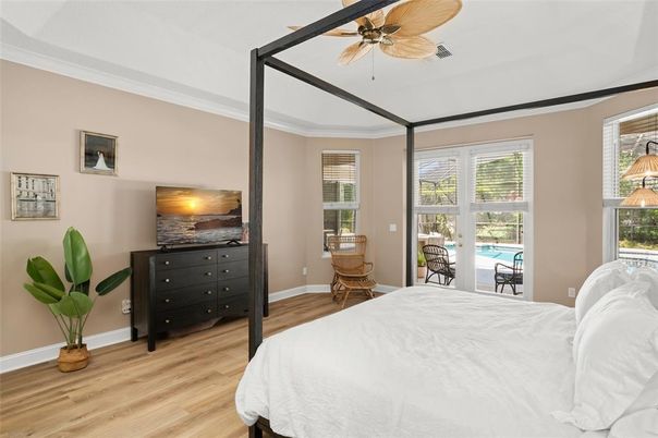 Bedroom, Interior, Wood Texture Flooring