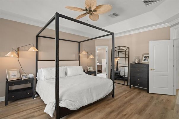 Bedroom, Interior, Wood Texture Flooring