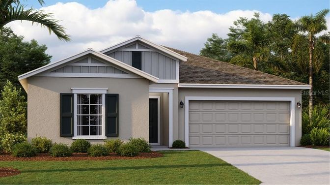 Attached, Exterior, Facade, American Craftsman