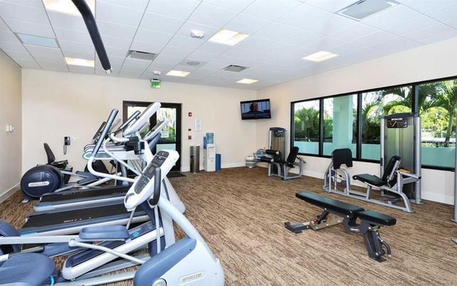 Fitness Equipment, Gym, Interior, Recessed Lighting