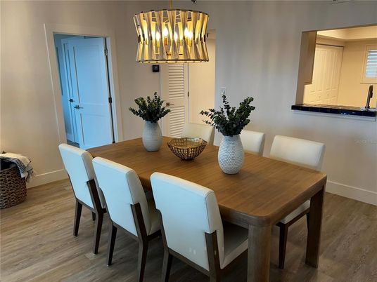 Dining room, Interior, Wood Texture Flooring