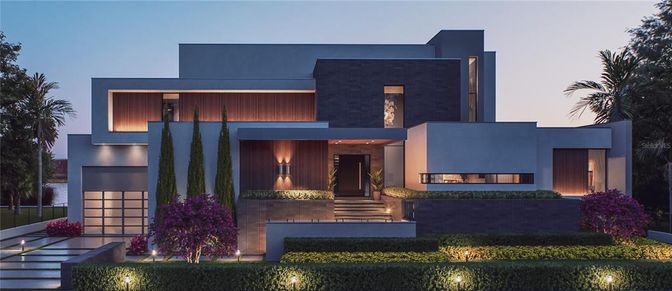 Backyard, Exterior, Facade, Modern